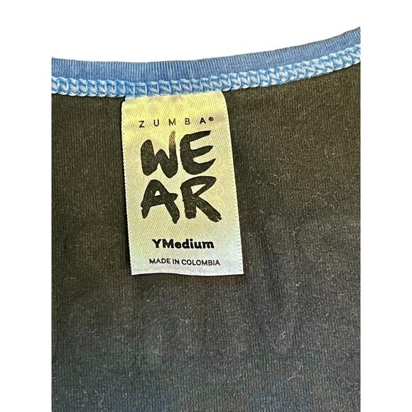 Zumba Wear Juniors Medium Tank-Less Talk More Dance Graphic-Workout Top-Fitness - Picture 4 of 6